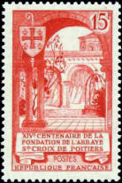 14ème centenaire de l'abbaye Sainte-Croix de Poitiers 
