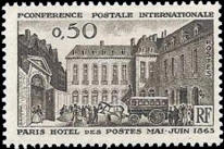 centenaire de la première conférence postale internationale à Paris 