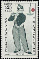 Croix rouge : Le fifre par Manet (1832-1883)