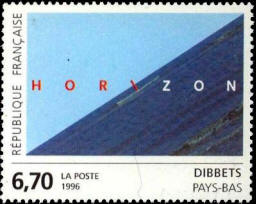 Horizon oeuvre originale de Dibbets (Pays-Bas) 