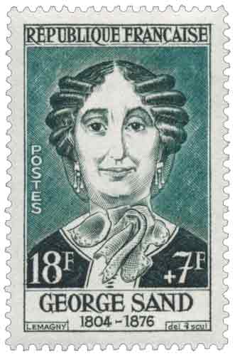 Timbre : GEORGE SAND 1804-1876